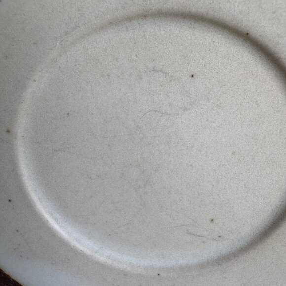 Otagiri HORIZON Speckled Stoneware Soup Mug and Saucer Brown/Blue Bands Japan - Picture 7 of 13